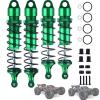 Aluminum Front & Rear RC Shocks Upgrades Parts for Sledge 4WD #95076-4, Big Bore Shocks for 1/8 Sledge Monster Truck 4PCS/SET (Green) view 1