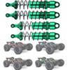 Aluminum Front & Rear RC Shocks Upgrades Parts for Sledge 4WD #95076-4, Big Bore Shocks for 1/8 Sledge Monster Truck 4PCS/SET (Green) view 3