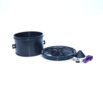 DoBoFo EDF 64mm Housing with Fan 11 Blades Without Motor, Electric Ducted Fan Without Motor for EDF 3S 4S,Hobby RC Jet Engine Propeller, Remote Control Model Replacement Airplane Parts DIY
