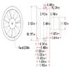 DoBoFo EDF 64mm Housing with Fan 11 Blades Without Motor, Electric Ducted Fan Without Motor for EDF 3S 4S,Hobby RC Jet Engine Propeller, Remote Control Model Replacement Airplane Parts DIY view 3
