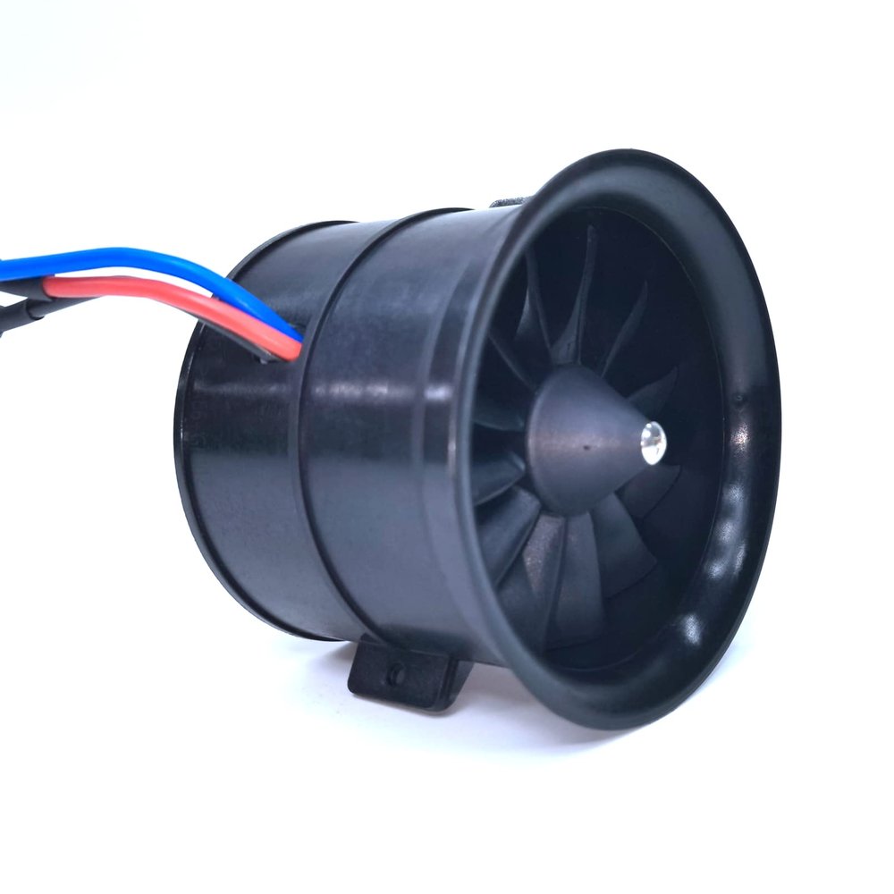 DoBoFo EDF 70mm 4S 3400KV 12 Blades 16.8V Electric Ducted Fan, Hobby RC Jet Engine Propeller, RC Car Engine Parts, High Speed Brushless Motor, Remote Control Model, Replacement Airplane Parts DIY