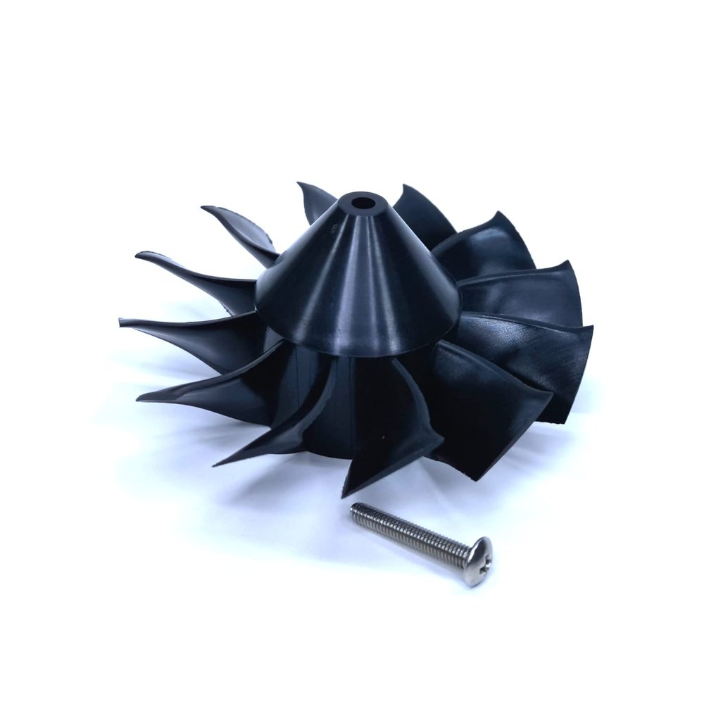 DoBoFo EDF 90mm Fan 12 Blades Without Motor, Electric Ducted Fan Without Motor for EDF 6S 8S,Hobby RC Jet Engine Propeller, Remote Control Model Replacement Airplane Parts DIY