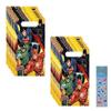 Unique Justice League Super Hero Birthday Party Supplies Bundle Pack includes Plastic Party Favor Loot Bags - 16 Count view 1