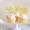 24 PCS Happy 90th Birthday Cupcake Toppers Glitter Hello 90 Cupcake Picks Ninety Since 1935 Cupcake Decorations for 90th Birthday Anniversary Retirement Party Cake Decoration Supplies Gold view 4