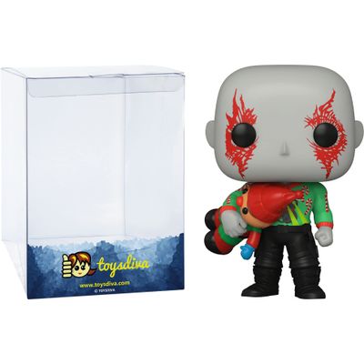 Drax: Pop! Vinyl Figurine Bundle with 1 Compatible 'ToysDiva' Graphic Protector (1106-64330 - B)