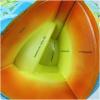 KH66ZKY Earth Internal Structure Model - Geographic World Globe - Desk Classroom Decorative Globe with Stand, Educational Gift for Boys & Girls view 2
