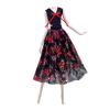 Fashion Doll Clothes Dress and Accessories 5 Sets Doll Dress Outfits + 12 Pairs Random Style Shoes for 11.5" Girl Dolls (Style F) view 3