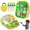 2 in 1 St Patricks Day Easter Bean Bag Toss Games for Kids, St Patricks Day Leprechaun Bunny Tossing Games Easter Gifts Party Favors for Kids Ages 4 8 Outdoor Yard Toys view 1