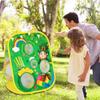 2 in 1 St Patricks Day Easter Bean Bag Toss Games for Kids, St Patricks Day Leprechaun Bunny Tossing Games Easter Gifts Party Favors for Kids Ages 4 8 Outdoor Yard Toys view 3