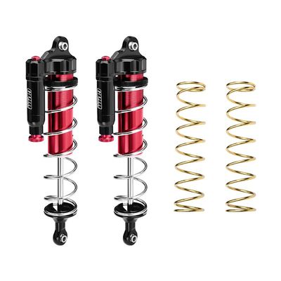 GPM Upgrades Aluminum 6061-T6 Rear L-Shape Piggy Back (Built-in Piston Spring) Adjustable Spring Dampers 187Mm for 1/5 Kraton 8S ARA110002T1/ARA110002T2&1/5 Outcast 8S BLX (ARA5810) Rc Cars (red)