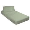 Velosso Cot Sheet Set Perfect for Narrow Twin/Cot Size/Rv Bunk/Guest Bed Replacement/25 X 75" Mattress/Camping Cot, Light Sage Solid, Cotton Cot Sheets 4 Piece - 9 Inch Deep Pocket view 1