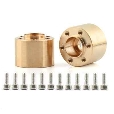 2* Replacement Brass RC Wheel Hex Hub Adapter for Axial SCX10 Capra TRX4 TRX6 VS4-10 Gen8