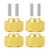 RCHUBAM 7mm Brass Wheel Hex Hub Extenders Adapter 4/5/6mm Thickness for 1/18 TRX4-M Bronco RC Crawler Car (4mm) view 3