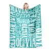 Dr.TOUGH Personalized Blankets for Kids with Name Personalized Baby Blanket with Name Custom Blankets for Kids Adults Baby Christmas Birthday Valentines Day Gift view 3