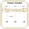 12 Pcs We Will Miss You Centerpiece Sticks, Going Away Party Decorations Table Centerpiece for Farewell Retirement Goodbye Bye Felicia Graduation Party Decor Gold view 2