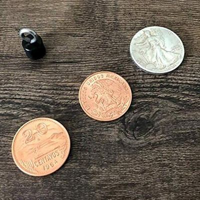 SUMAG Double Locking Coins Vanishing Magic Tricks Superior Scotch and Soda Mexican Coin Magic Tricks for Magicians Close up Gimmick Illusion Prop Mentalism Accessories