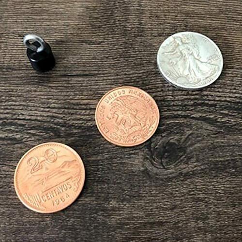 SUMAG Double Locking Coins Vanishing Magic Tricks Superior Scotch and Soda Mexican Coin Magic Tricks for Magicians Close up Gimmick Illusion Prop Mentalism Accessories