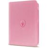 Premium Zip Card Binder, Fabmaker 9 Pocket Trading Card Binder, PU Cover Zipper Card Collection Album, Sturdy 360 Side-Loading Card Folder Holder for Game & Sports Cards, Pink view 1