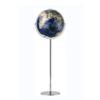 HRTC World Globe Educational Geography Globe Floor Globe with Round Stand Adult Geography Lighted Globe Decorative Globe 17 Inch Clear Text Marking view 1