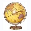 HRTC World Globe 720 Rotating Glowing Globe Retro Desktop Globe with Metal Base World Globe Adult Kids Globe Suitable for Desk, Office Clear Text Marking view 1