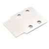 1/10 RC Car Chassis Armor Front & Rear Skid Plates Chassis Armor Upgrade Part for Traxxas Slash 2WD 1/10 view 2