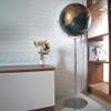 World Globe High End Luminous Classic Globe, 17" Diameter - Light Up Earth World Globe Floor Standing Adult Kids Night Light Home Decor Clear Text Marking view 4