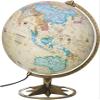 HRTC World Globe Classic Retro World Globe with Metal Stand Glowing Led World Globe for Kids and Adults Lighting Globe Night Light Globe 12 Inch Clear Text Marking view 1