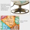 HRTC World Globe Classic Retro World Globe with Metal Stand Glowing Led World Globe for Kids and Adults Lighting Globe Night Light Globe 12 Inch Clear Text Marking view 4