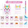 digi marker Valentines Cards for Kids Classroom- 24 Packs Rainbow Pencils with Animal Cards Kits Valentine Party Favors for Boys Girls, Kids Exchange Cards for School Valentines Day Gifts view 4