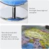 HRTC World Globe Embossed Interactive World Globe Lighting Night Light 3 in 1 Interactive Educational Geography Globe with Stand Globe 10 Inch Clear Text Marking view 4