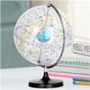 HRTC World Globe Classic Retro Globe Large Size with Lighting to Learn Earth Geography School, Family Adult Children World Globe 32cm Clear Text Marking view 1