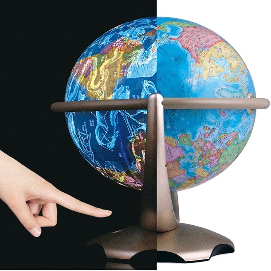 HRTC World Globe Children's Lighting World Earth Ceremony with Map Led Lantern Constellation Geographic Gelast 2 Binding 1 Design Gelast Clear Text Marking