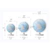 HRTC World Globe World Globe with Stand Blue Globe Geographic Globe with Led Light Lighting 2 in 1 Kids Globe Light Perfect Desk Clear Text Marking view 2