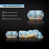 UDIXI Opal Stone DND Dice Set, 7PCS Gemstone Dice Set D&D with Gift Case for Tabletop Games (Beast Pattern) view 3