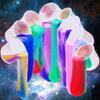ZOnFRTO 64 Packs Galaxy Putty Slime, Party Favor for Kids Girls & Boys, Adults, Non Sticky, UnscentedStress & Anxiety Relief, Wet, Super Soft Sludge Toy view 3