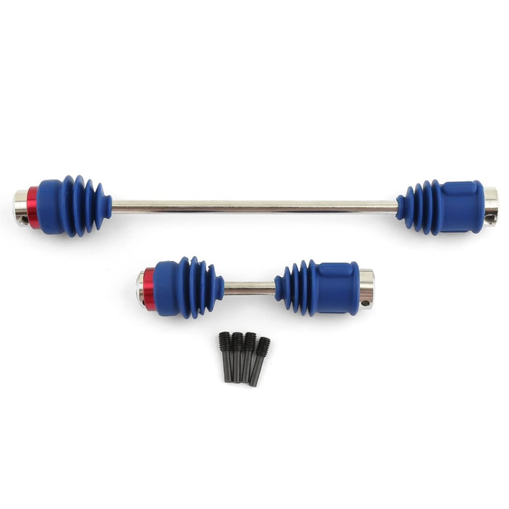 Front + Rear Center Drive Shaft Upgrade Parts for Traxxas E-Revo VXL 2.0 RTR 4WD 1/10 RC Car Accessories Repair