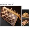 15in Wooden Unique Chess Set for Adults, Chess Board Game Set 3in King Height Chess Pieces / 2 Extra Free Queen/Travel Chess Sets and Boards Game for Kids Mens Gifts view 4