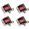 4Pcs RCmall RDS3218 20KG Dual Shaft U Mount RC Digital Servo - Robot Arm Servo - High Torque Full Metal Gear Servo with U Mounting Bracket for DIY Baja Car 1/8 1/10 Crawler (180 Degree view 1