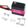 4Pcs RCmall RDS3218 20KG Dual Shaft U Mount RC Digital Servo - Robot Arm Servo - High Torque Full Metal Gear Servo with U Mounting Bracket for DIY Baja Car 1/8 1/10 Crawler (180 Degree view 3