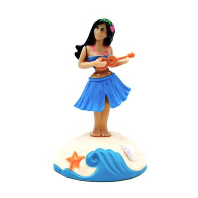 SEADEAR 2pcs Shaking Guitar Girl Dashboard Ornament Solar Dancing Guitar Girl Figurine Solar Dancing Figurine Ornamentss Bobble Head Decoration Car Decoration,for Car Office Desk Home Decor