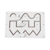 shamjina Montessori Busy Board,Slide Track Hand Eye Coordination Fine Motor Skills,Developmental Slide Track Sensory Board Parts, for Teaching Aids view 1