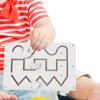 shamjina Montessori Busy Board,Slide Track Hand Eye Coordination Fine Motor Skills,Developmental Slide Track Sensory Board Parts, for Teaching Aids view 2