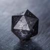 D&D Dice Set Pretty Black Lightning Zircon Role Playing Dice Set, DND Polyhedral Dice for TRPG Table Games DND Dungeons and Dragons Games view 4