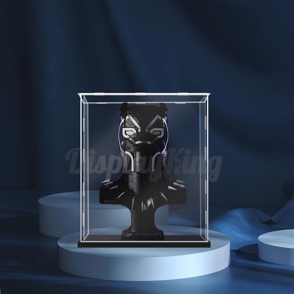 Acrylic Display case Compatible with Black Panther 76215 (with No Background) (Model Set is not Included)