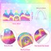 Kathfly Rainbow Birthday Party Hats Crown Headbands for Kids Birthday, Event, Rainbow Theme Party Supplies(24 Pack,Glitter Style) view 3