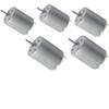 3-12V 1500-11000RPM DC Micro Motor 280 Micro Motor Circular Shaft RC Ship Aircraft Toy Model DIY Hobby Science Project - (5 PCS) view 1