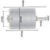 3-12V 1500-11000RPM DC Micro Motor 280 Micro Motor Circular Shaft RC Ship Aircraft Toy Model DIY Hobby Science Project - (5 PCS) view 4