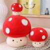 XSHYE Cute Mushroom Plush Kawaii Doll Mushroom Plushie Stuffed Animal Pillow Home Decor Kids Gifts (Red, 12 inch) view 3