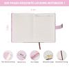 IFINTECHNO Diary Gift Set, Marble PU Leather 300 Pages Journals for Writing, Drawing Notebook with Lock Includes Combination Lock, Double Layer Pencil Pouch, Bracelet, Diamond Pen view 4