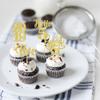 24 PCS Glitter 5th Birthday Cupcake Toppers Hello 5 Five Cupcake Picks Sweet 5 Since 2019 Cupcake Topper for Happy 5th Birthday Anniversary Party Cake Decorations Supplies Gold view 4